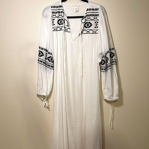 White H&M maxi dress